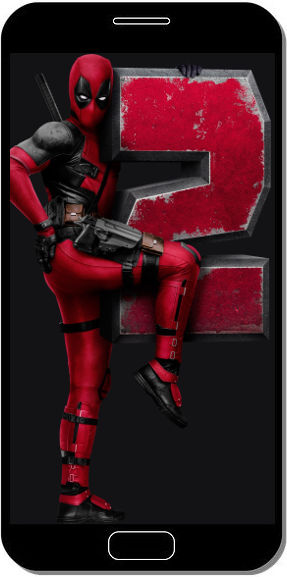 Deadpool 2 Number Hero - Fond d'écran en FHD pour Mobile