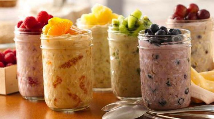 AVENA -YOGURT - FRUTAS