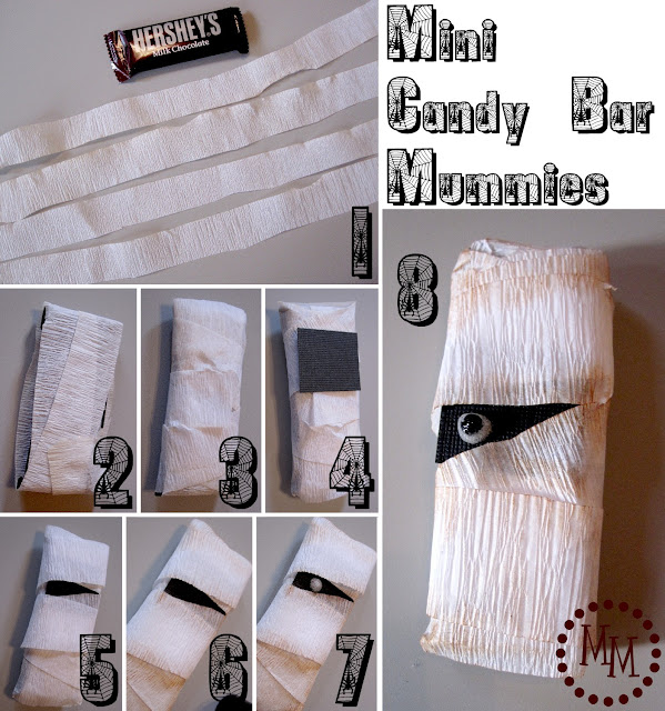 mummy candy bar directions