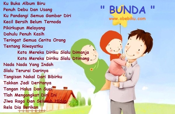 Lirik Lagu Bunda