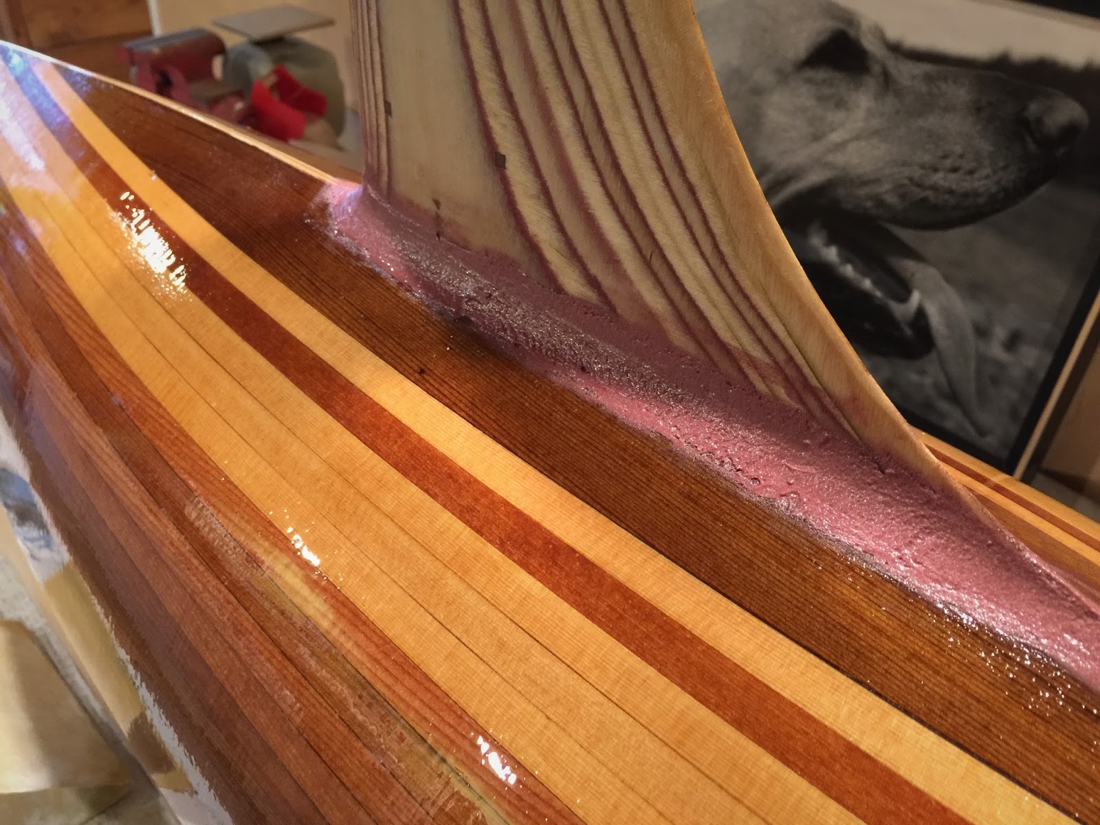 First Coat Sanded. Second Coat of Epoxy Added.