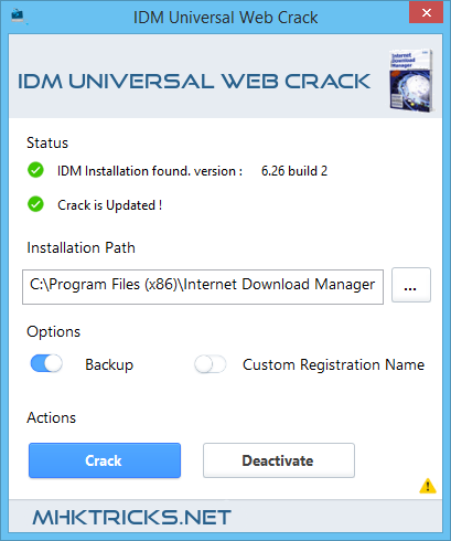 Internet Download Manager (IDM) 6.26 build 2 Crack