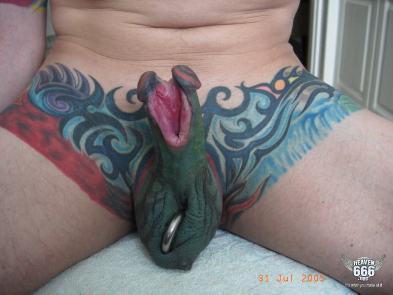 Tattooed Cock 15