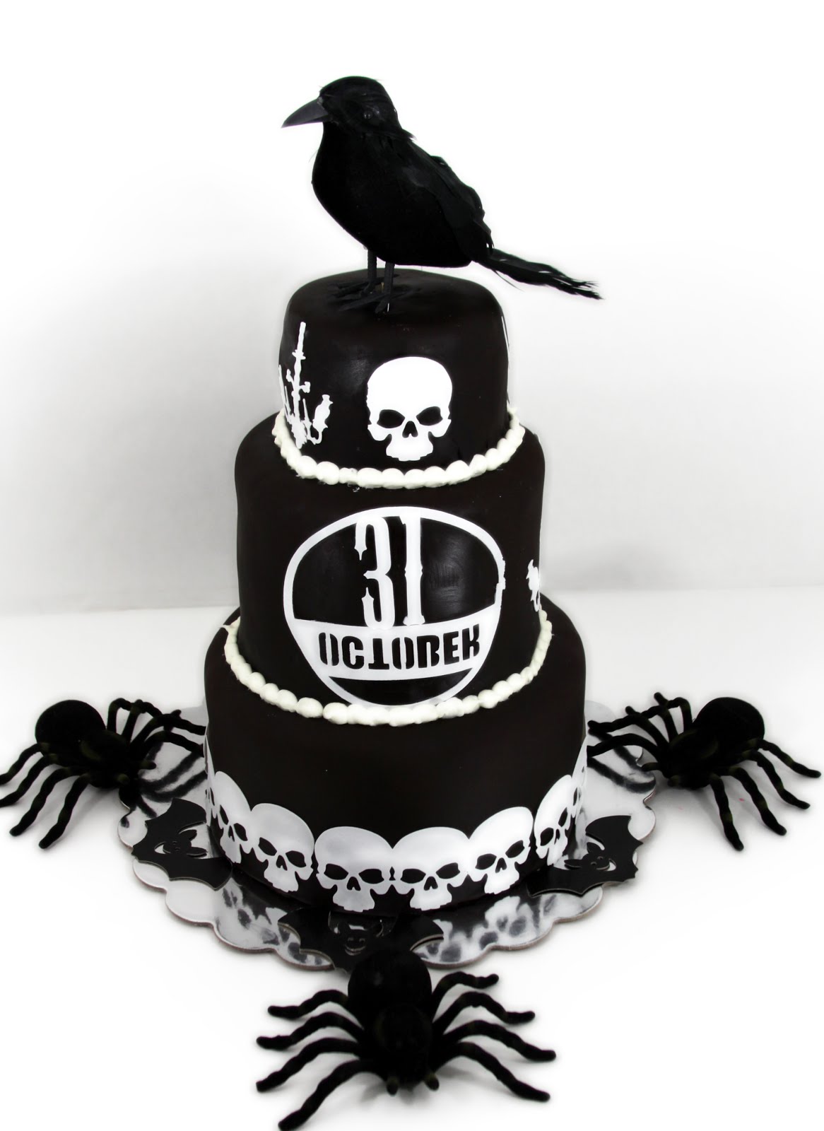 Tastefully Done Halloween Cake