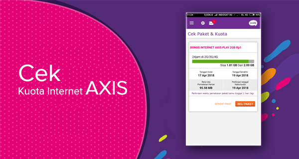 Cara Cek Kuota Internet AXIS Cara Cek Kuota Internet AXIS
