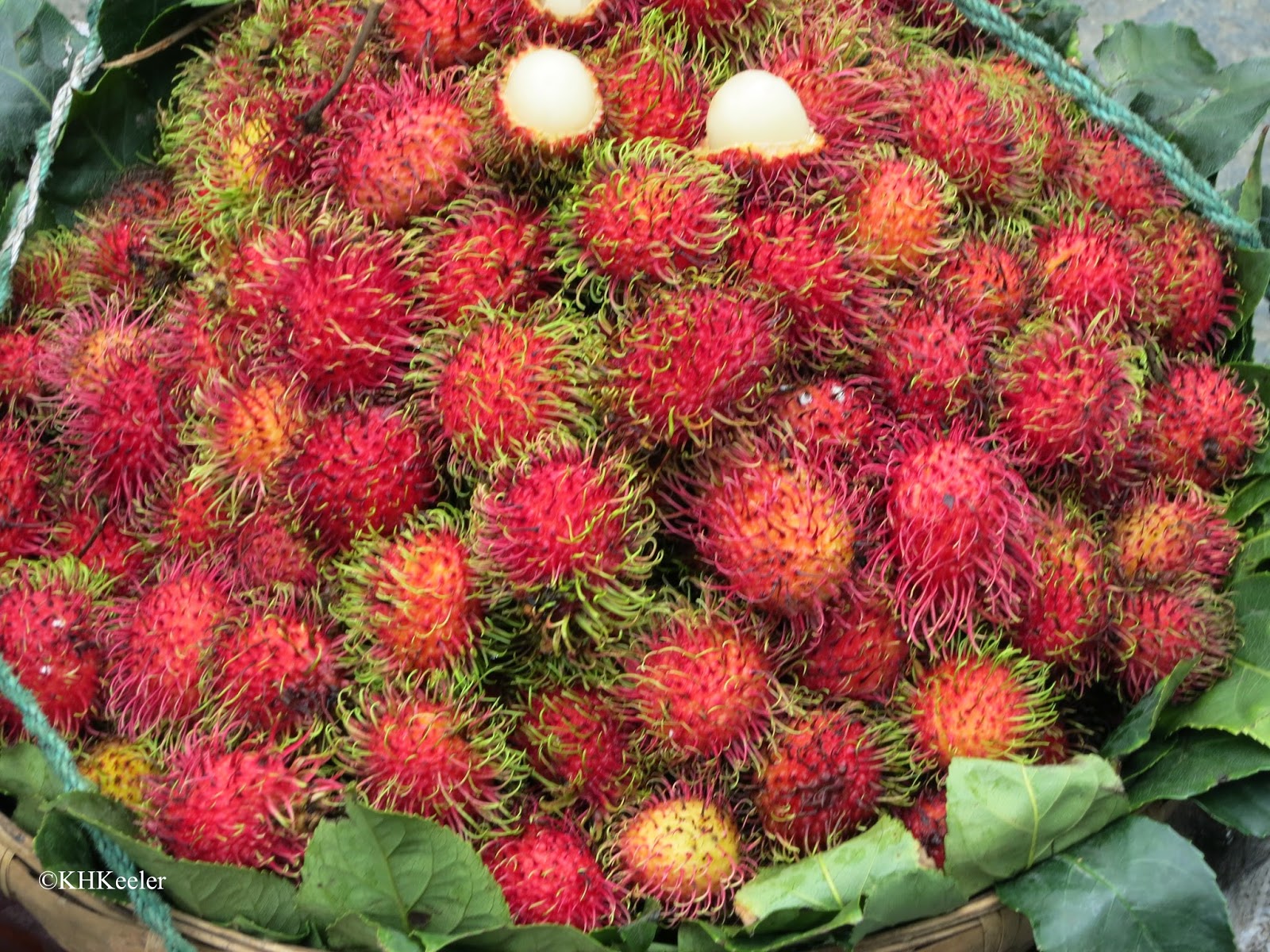 lychees, Dali market lychees, Dali market