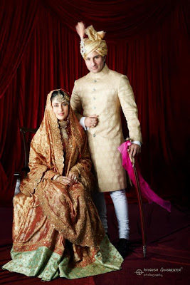 Wedding Photo of Saif Ali Khan and Kareena Kapoor