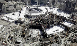 Foto Pembongkaran Situs Sakral Masjidil Haram di Mekkah