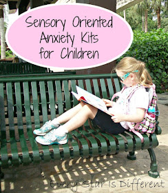 Sensory oriented anxiety kits for kids.