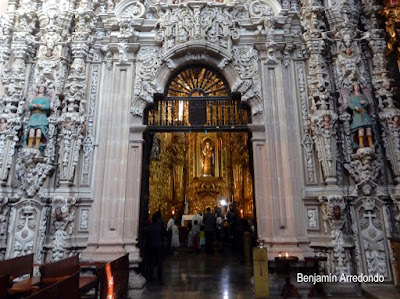 Una capilla, unos símbolos y una pintura de los Cinco Señores en San Luis Potosí, SLP. Noticias en tiempo real