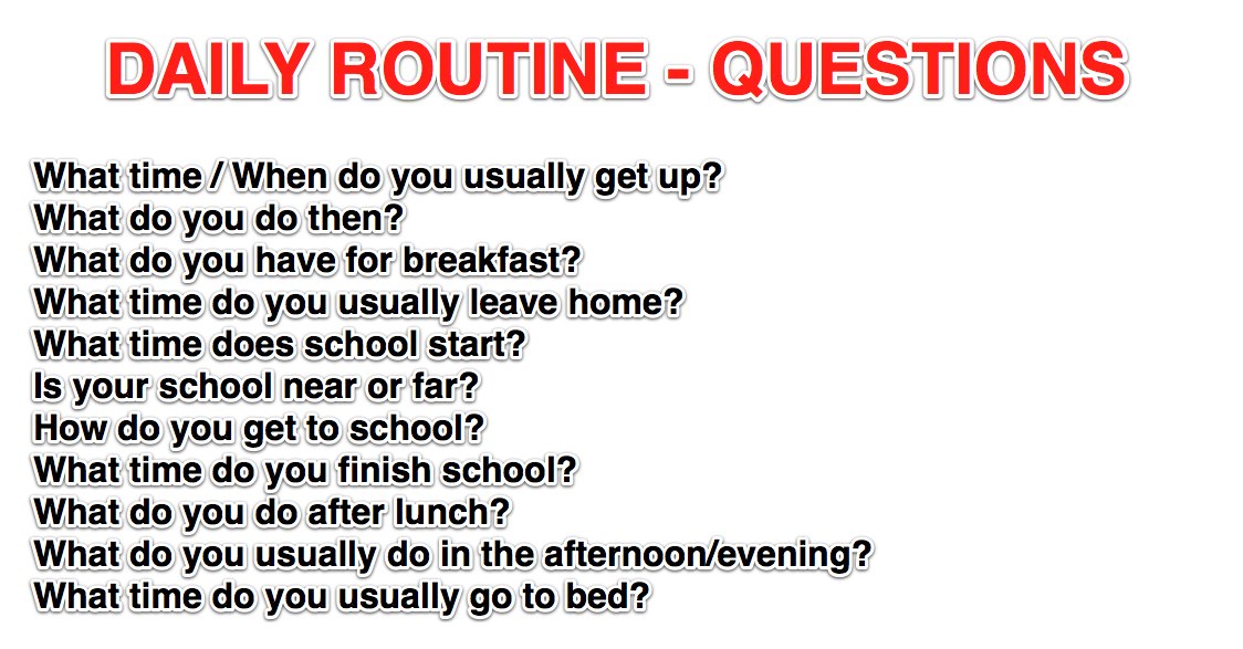 My present life. Вопросы Daily Routine. Daily Routine questions. Questions about Daily Routine. My Daily Routine вопросы.