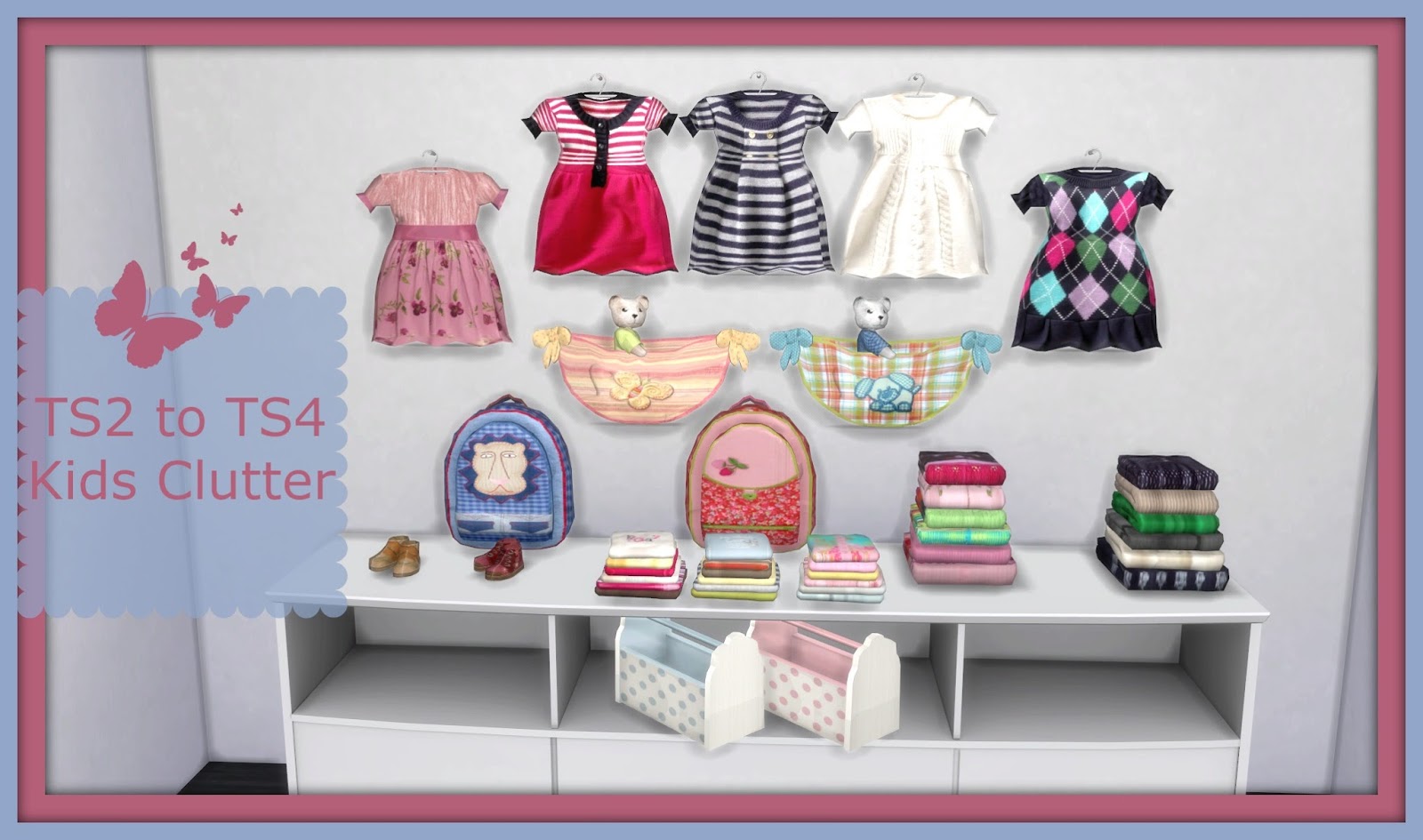 Sims 4 Ts2 To Ts4 Suza Kids Clutter Dinha
