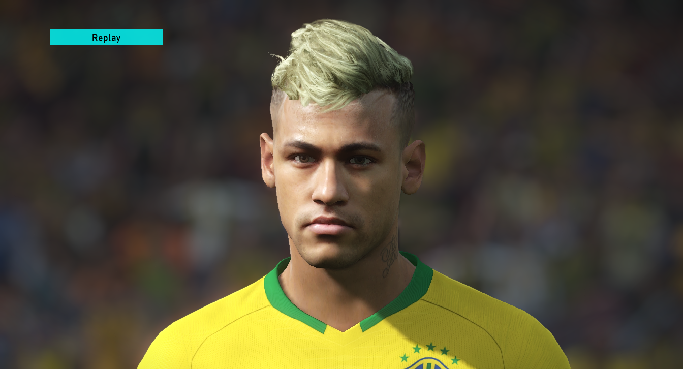 Neymar Jr New Blond Hair Pes2017 Pes2018 20 06 2018 Pesfree