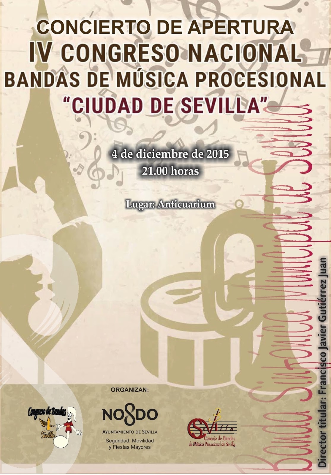 Gelán Noticias La Banda Sinfónica Municipal de Sevilla inaugura el IV