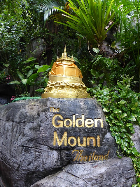 Maqueta del Golden Mount en la base del Golden Mount