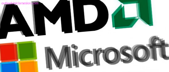 logos de amd y microsoft