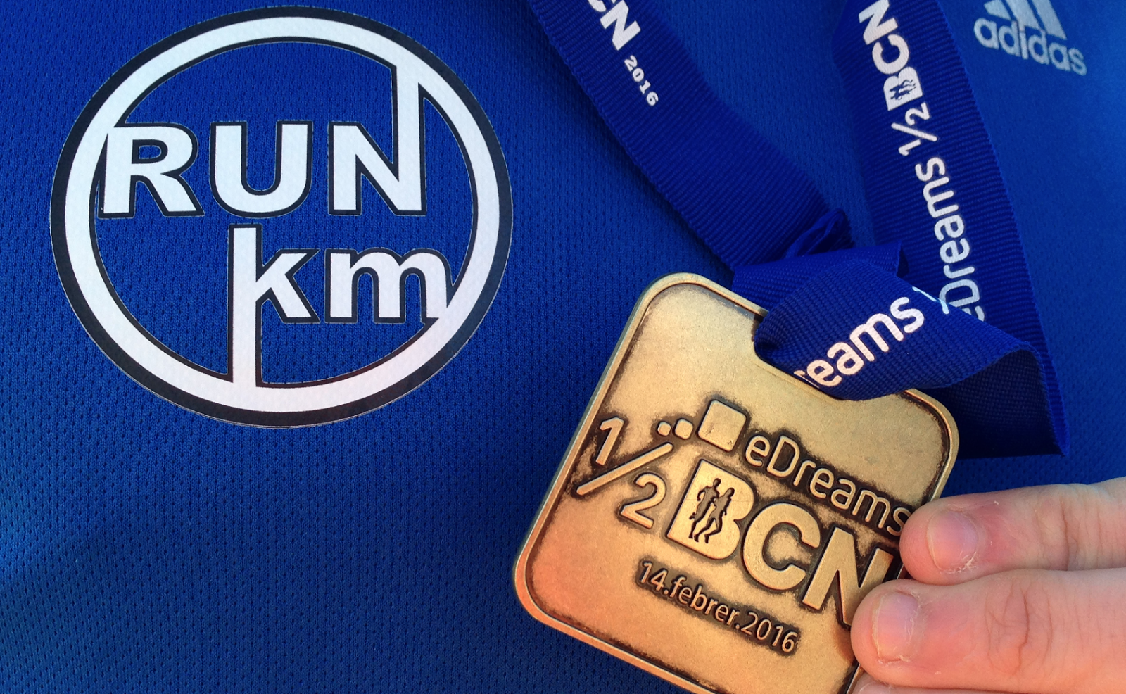 Medalla Mitja Marató Barcelona 2016