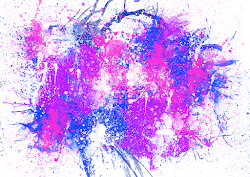 paint brush spray splash effect painting paintings multicolor transparent blots purple background abstract splashes forgetmenot pixabay clipart