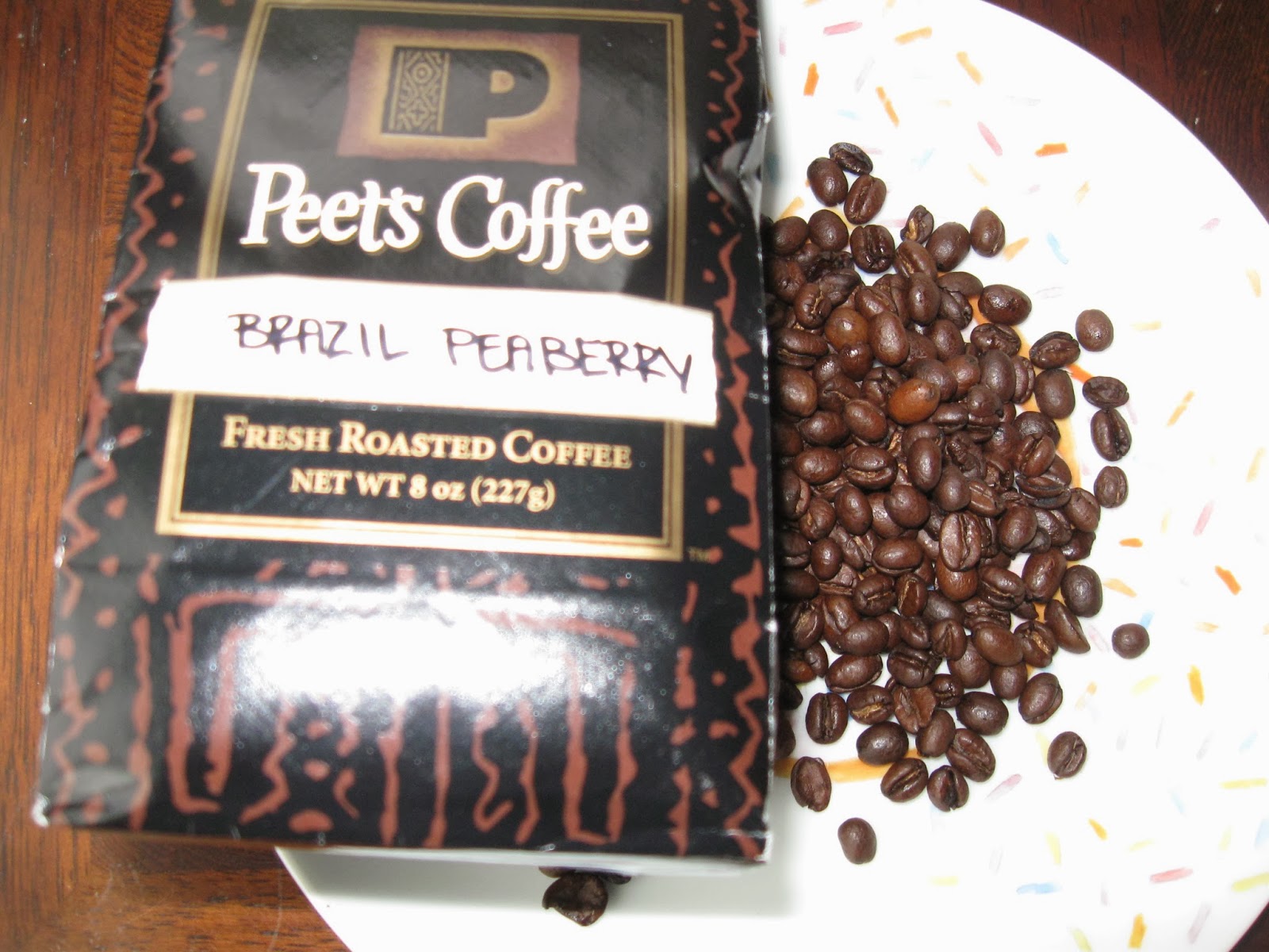 Coffee Lover PEET'S BRAZIL PEABERRY Cutest Little Beans With the