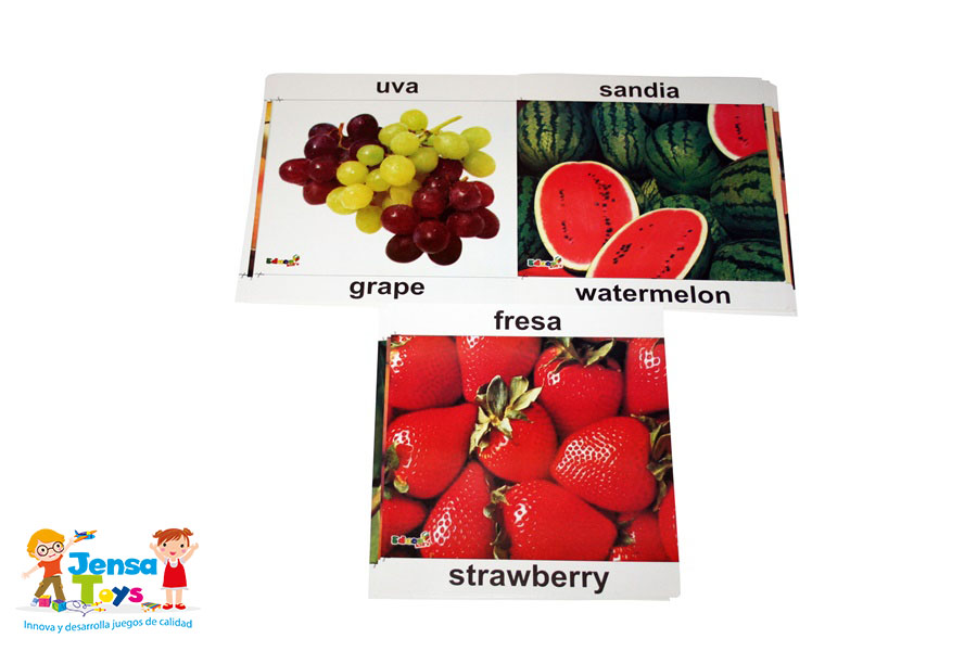 Flash Cards Frutas | Juegos Didácticos Perú