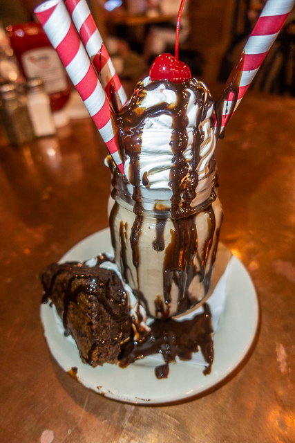 Brownie Milkshake - Prohibition Kitchen - St Augustine FL Brownie Milkshake - Prohibition Kitchen - St Augustine FL