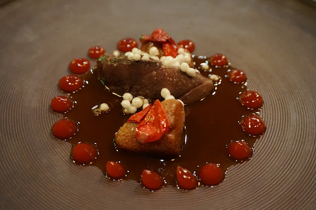 Twenty Six By Liberty Restaurant Hong Kong fine dining food smoked pigeon strawberries