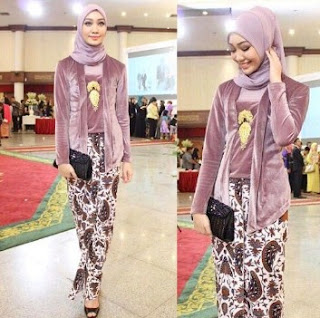  Model Kebaya Batik Kutu Baru Remaja Berhijab Clasik Modern