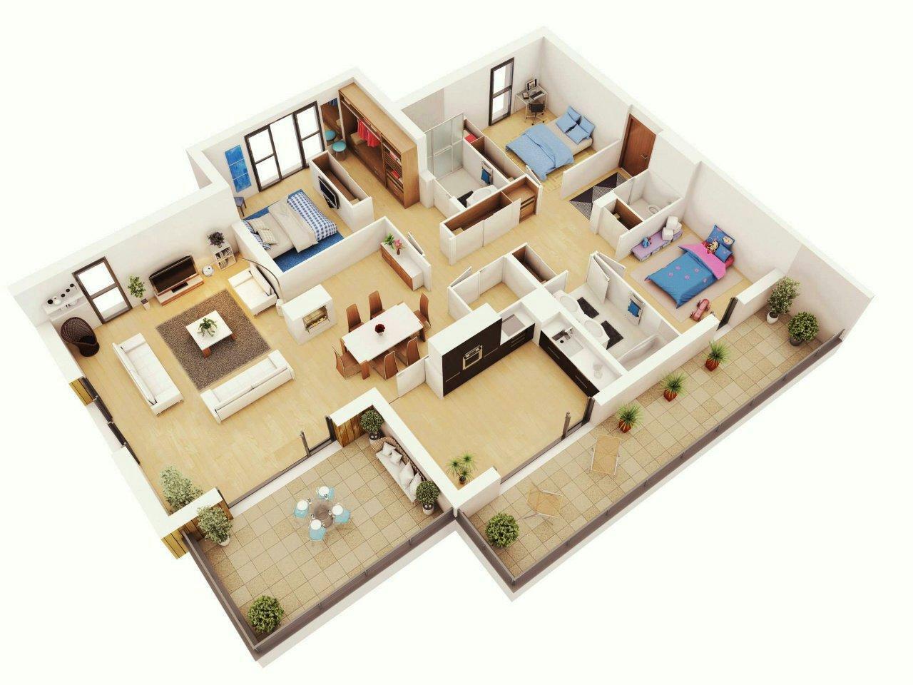 Gambar Rumah Minimalis 10 Model Rumah Minimalis 3 Dimensi Dengan