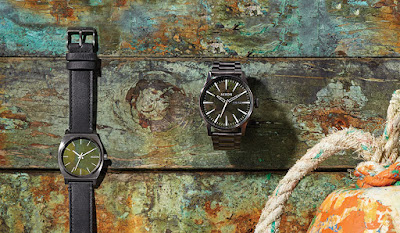 Relojes verde oxidados de Nixon Relojes verde oxidados de Nixon
