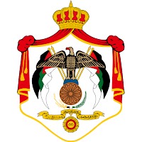 Logo Gambar Lambang Simbol Negara Yordania PNG JPG ukuran 200 px