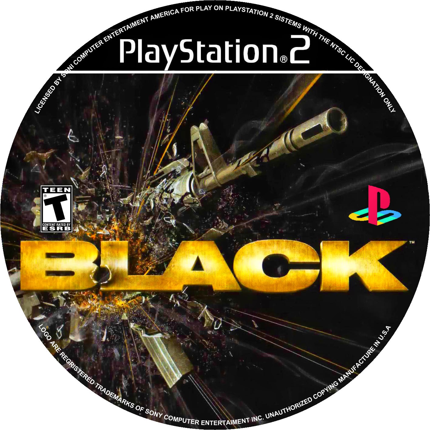 COVERCARATULAS DE DVD CD COVERCREATORS BLACK PLAY 2 (PS2) CD