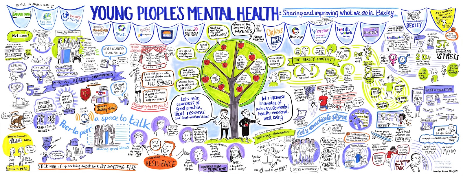 Sandra Howgate Illustrator and live Graphic Recorder Visual minutes