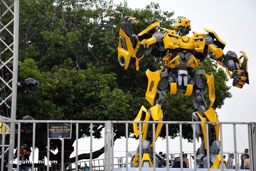 Penang Street Art 2015 : Transformers Serang Padang Kota, Pulau Pinang
