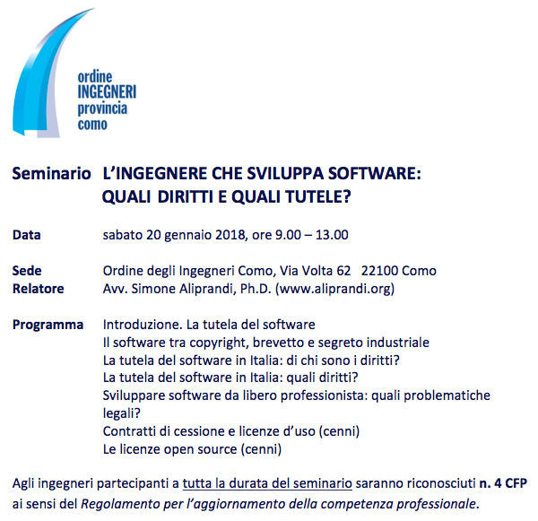 La mia datazione della legge dei diritti