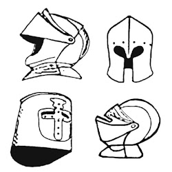 drawing medieval coloring pages knight printable helmet ages dark simple knights head english robin hood getdrawings printables sheets helmets plate