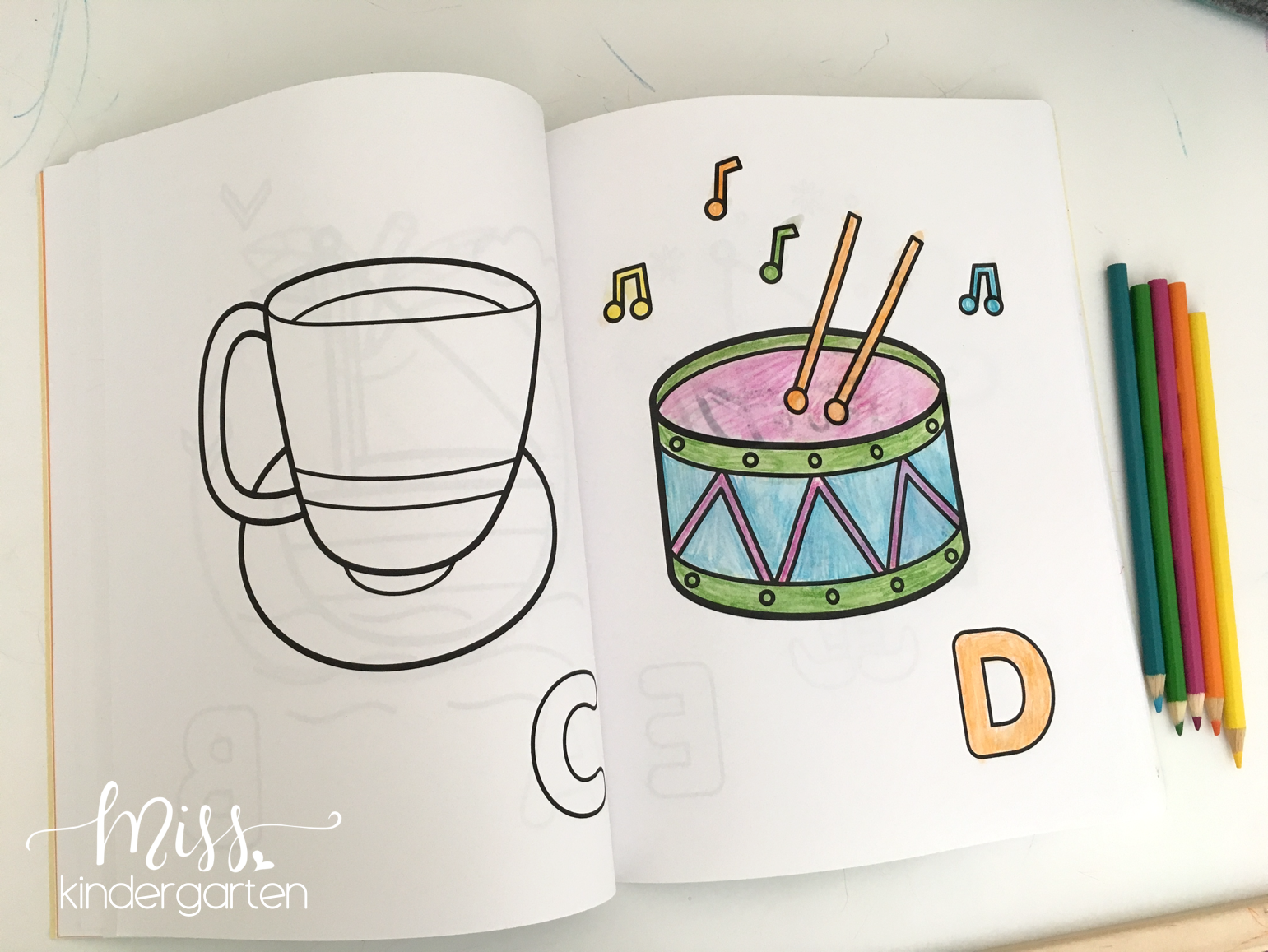 A Fun Toddler Coloring Book - Miss Kindergarten