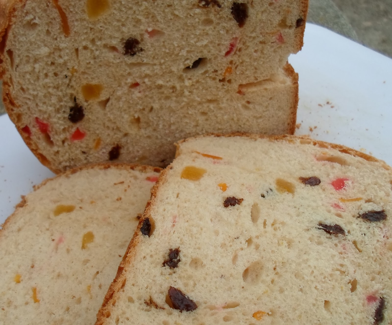 candied fruit bread machine recipe