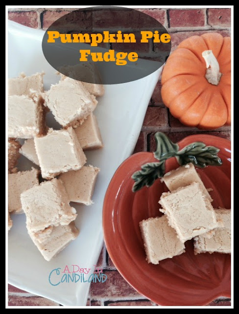 A Day in Candiland Recipe: Pumpkin Pie Fudge