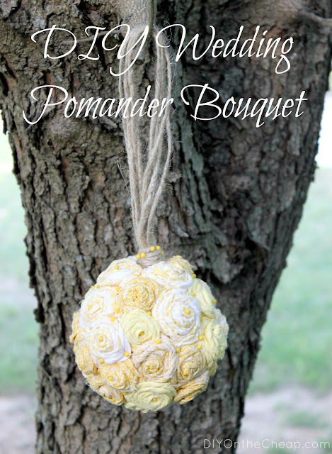 DIY Wedding Pomander Bouquet