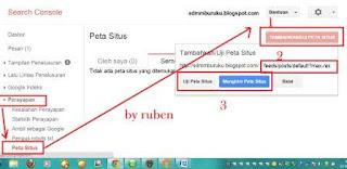 cara daftarkan blog ke google webmaster tool