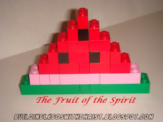 LEGO Watermelon, LEGO Fruit, The Fruit of the Spirit, Galations 5:22-23