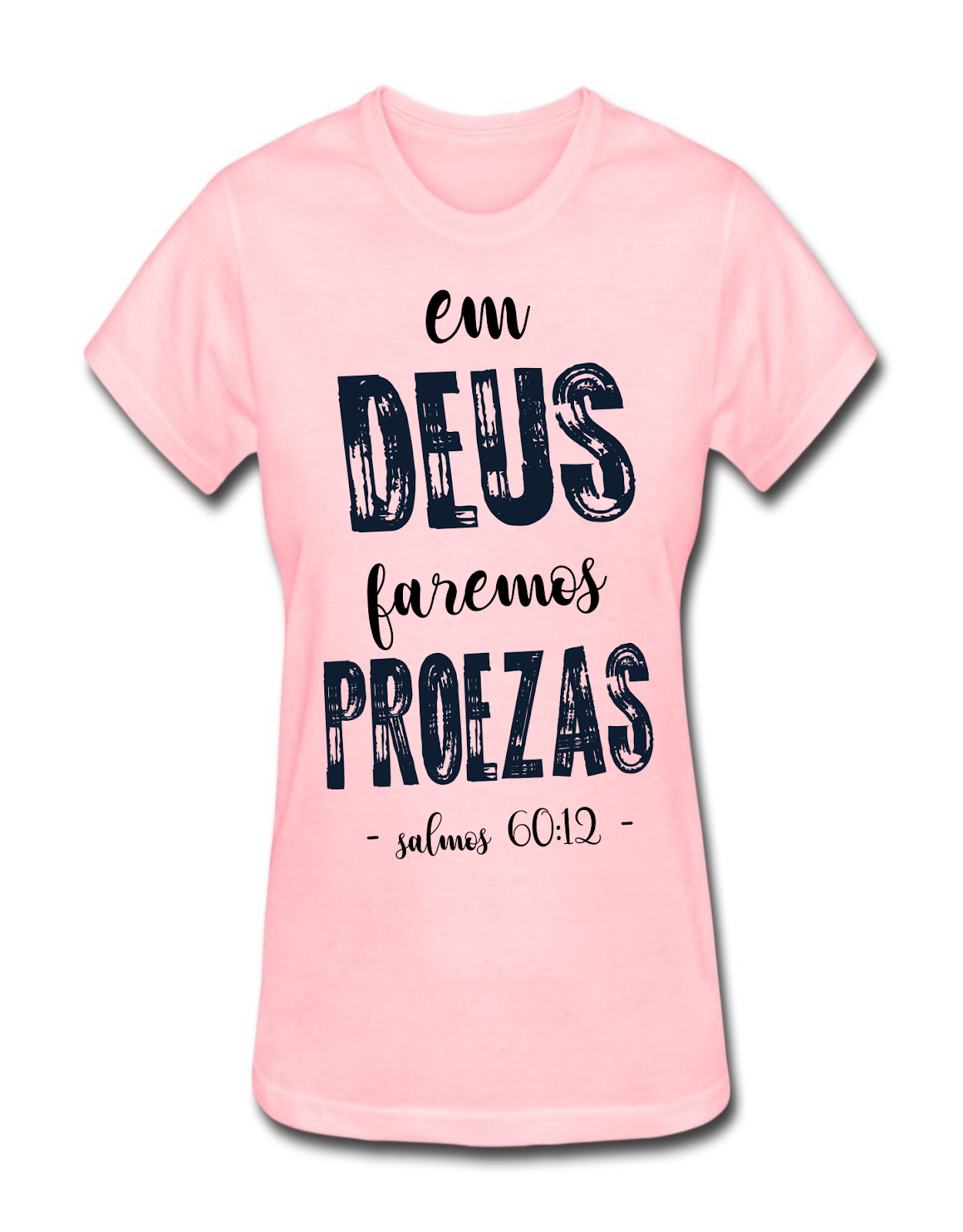 Com Deus Camisetas Evangelicas Femininas Swag Longline Feminina