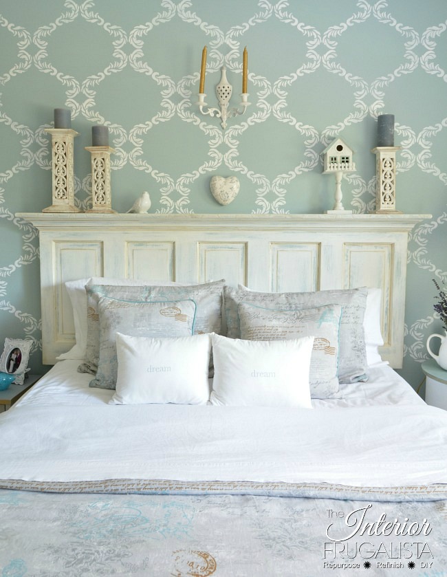 How To Turn An Old Door Into A Headboard Interior Frugalista