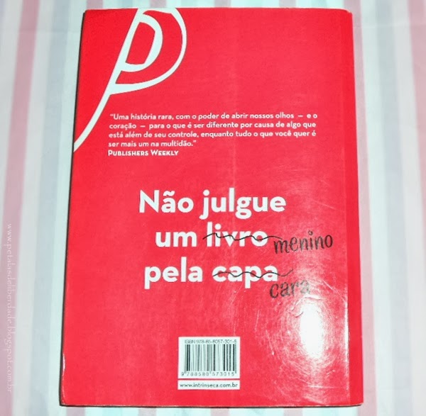 contracapa, livro, Extraordinário, R. J. Palácio, Intrínseca, resenha, trecho