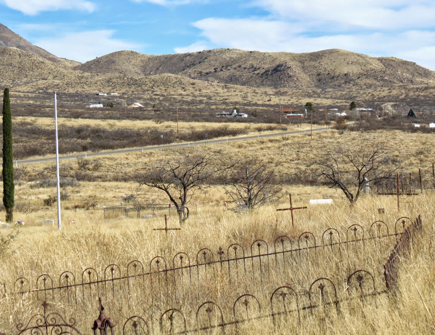 A Shot in the Light Pioneer Cemetery at Dos Cabezas, Arizona