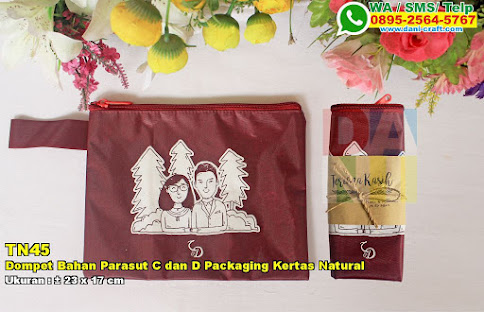 Dompet Bahan Parasut C Dan D Packaging Kertas Natural