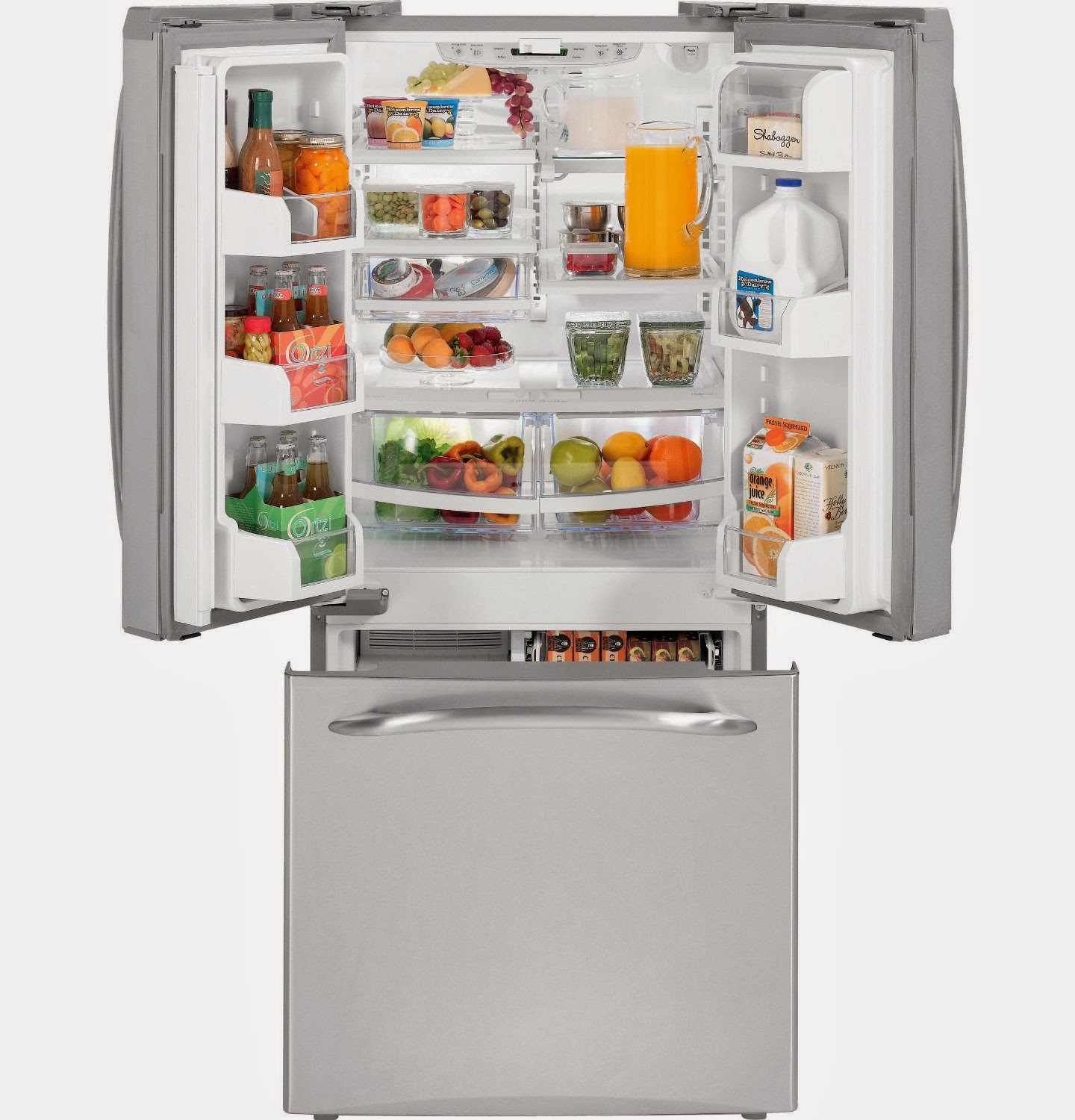 General Electric Refrigerator: General Electric Bottom Freezer Refrigerator