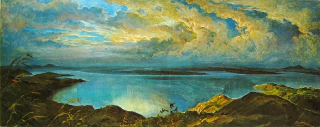 Gambar Lukisan Pemandangan Karya Abdullah Suriosubroto