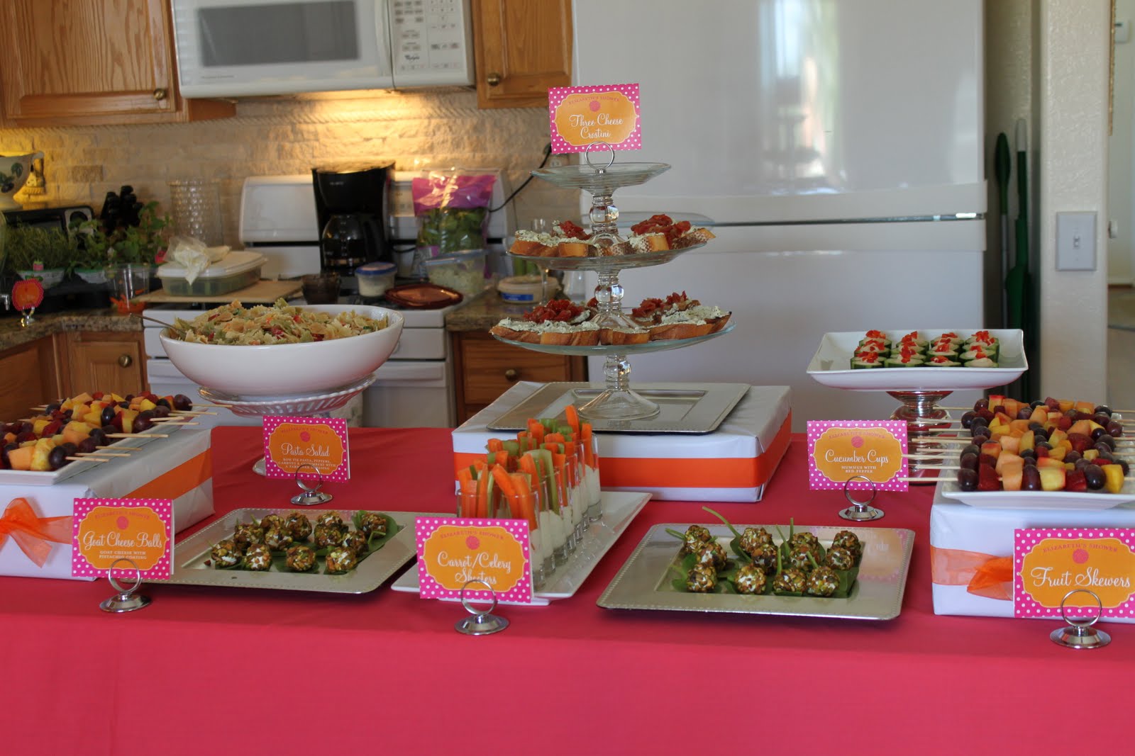 Chic to Chic Events Pink & Orange Bridal Shower