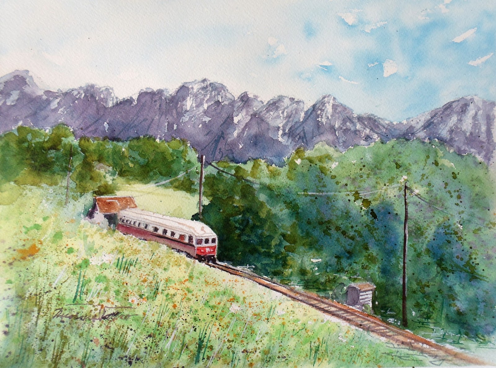 Minnie Valero El Trenino del Renon, Alto Adige, Italy